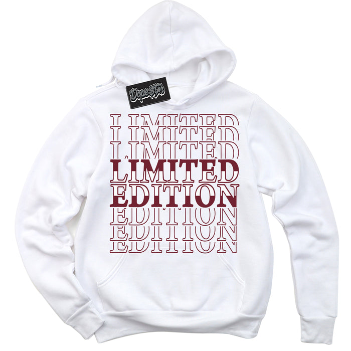 AJ6 Rings Team Red ‘Limited Edition – White Streetwear Hoodie | Sneaker Matching sweatshirt for AJ6 Rings Team Red | Graphic Hoodie for Men & Women Streetwear by Sneaker Shirts Outlet.
