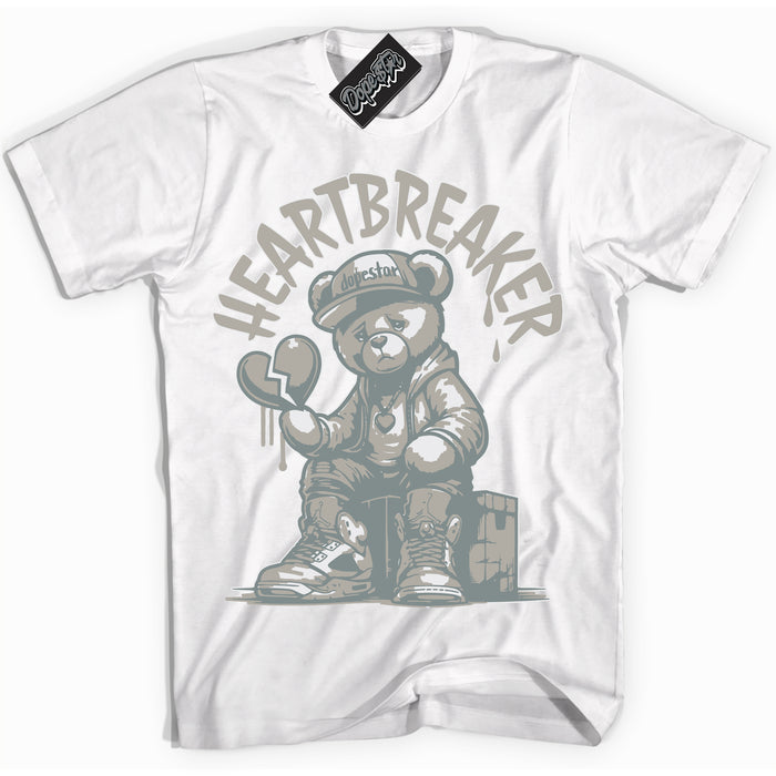 AJ9 Retro Cool Grey ‘Heartbreaker Bear’ – White Streetwear T-Shirt | Sneaker Matching shirt for AJ9 Retro Cool Grey | Men's and Women's Streetwear Graphic Tee by Sneaker Shirts Outlet.
