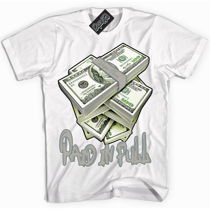 AJ9 Retro Cool Grey ‘Paid In Full’ – White Streetwear T-Shirt | Sneaker Matching shirt for AJ9 Retro Cool Grey | Men's and Women's Streetwear Graphic Tee by Sneaker Shirts Outlet.