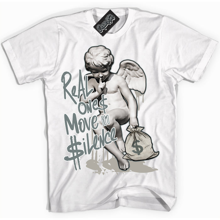 AJ9 Retro Cool Grey ‘Real Ones Cherub’ – White Streetwear T-Shirt | Sneaker Matching shirt for AJ9 Retro Cool Grey | Men's and Women's Streetwear Graphic Tee by Sneaker Shirts Outlet.