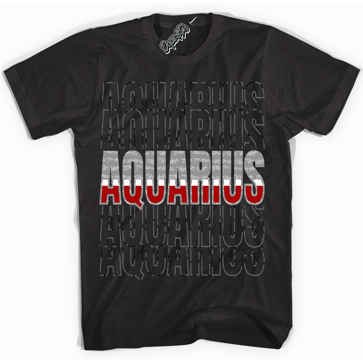 Cool Black Shirt with “ Aquarius ” design that perfectly matches Rebellionaire 1s Sneakers.