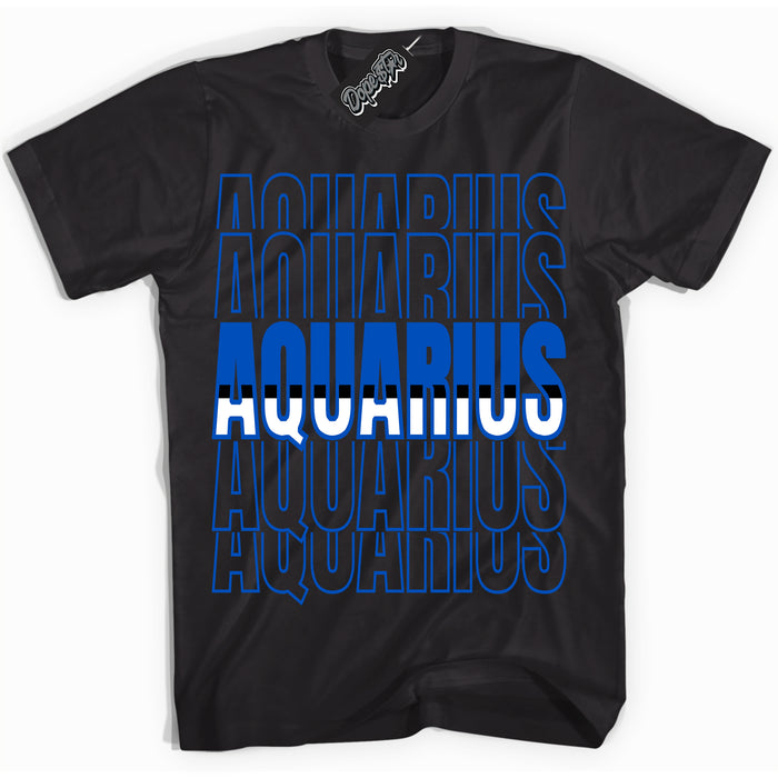Dunk Low Astronomy Blue 'Aquarius' Shirt – Black Streetwear T-Shirt | Sneaker Matching Tee for Dunk Low Astronomy Blue | Men's & Women's Streetwear Outfit by Sneaker Shirts Outlet.