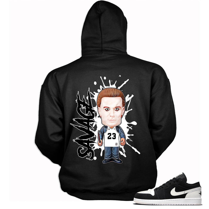1s Low Diamond Hoodie Savage - Sneaker Shirts Outlet