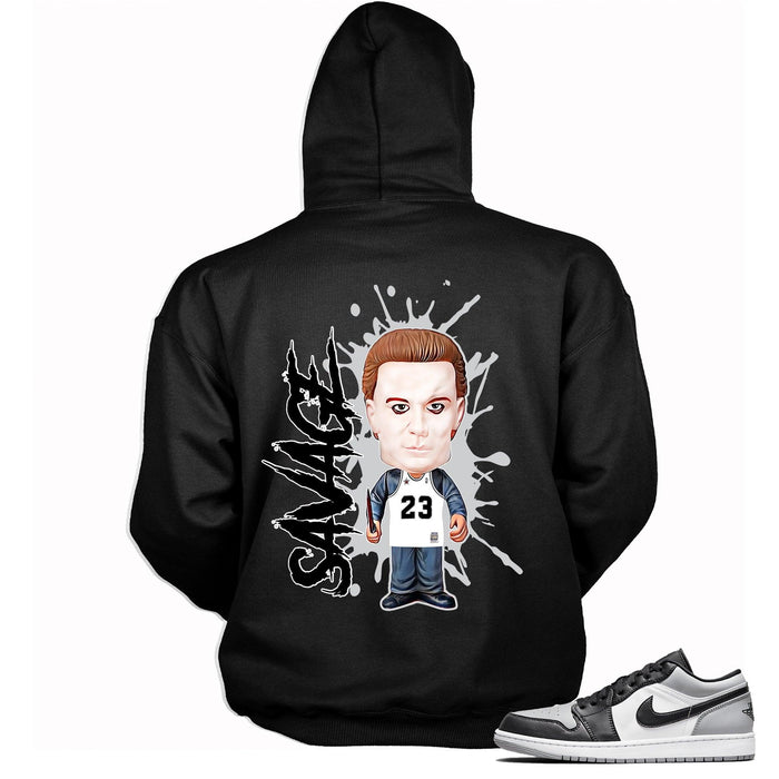 1s Low Shadow Toe Hoodie Savage - Sneaker Shirts Outlet
