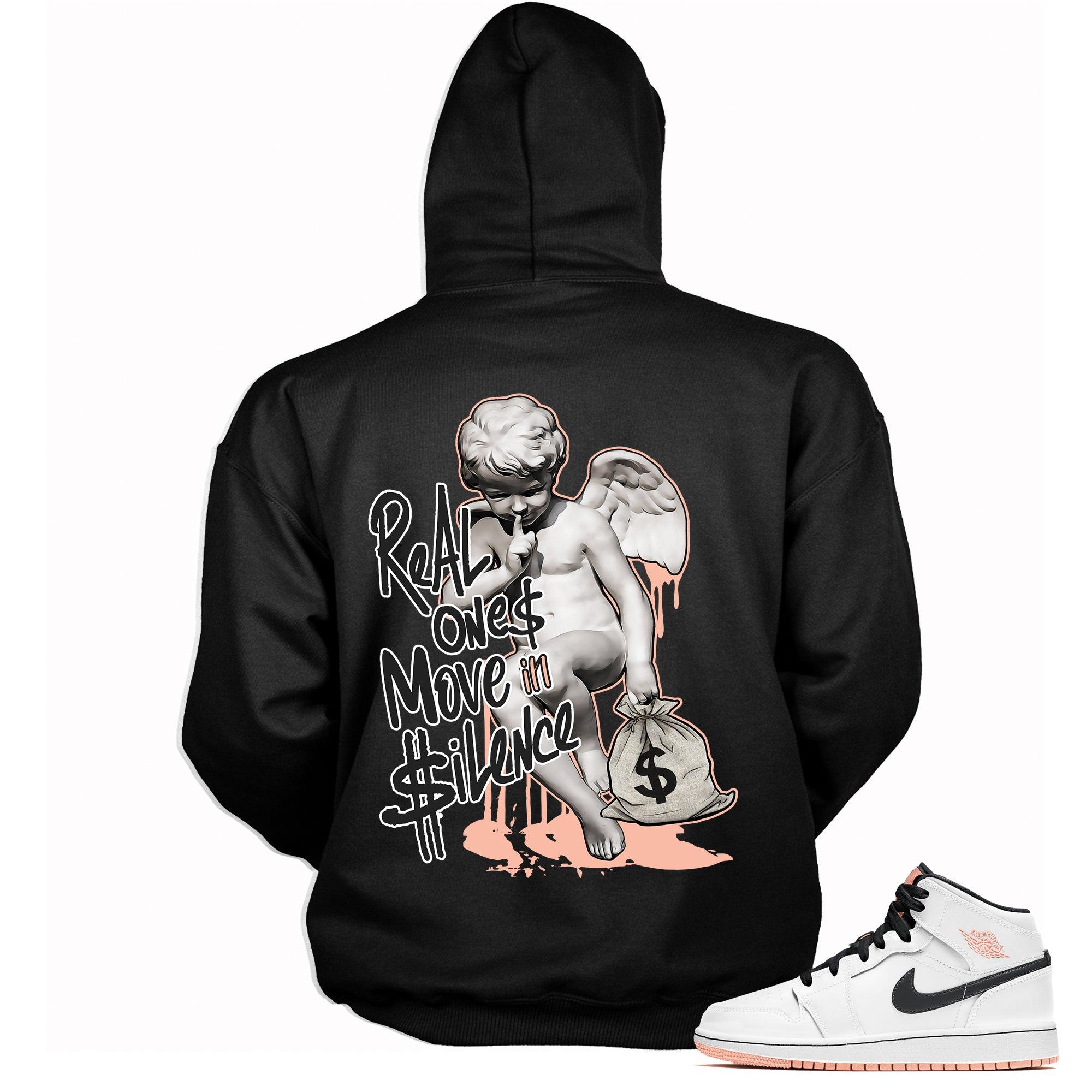 1s Mid Arctic Orange Hoodie Real Ones - Sneaker Shirts Outlet