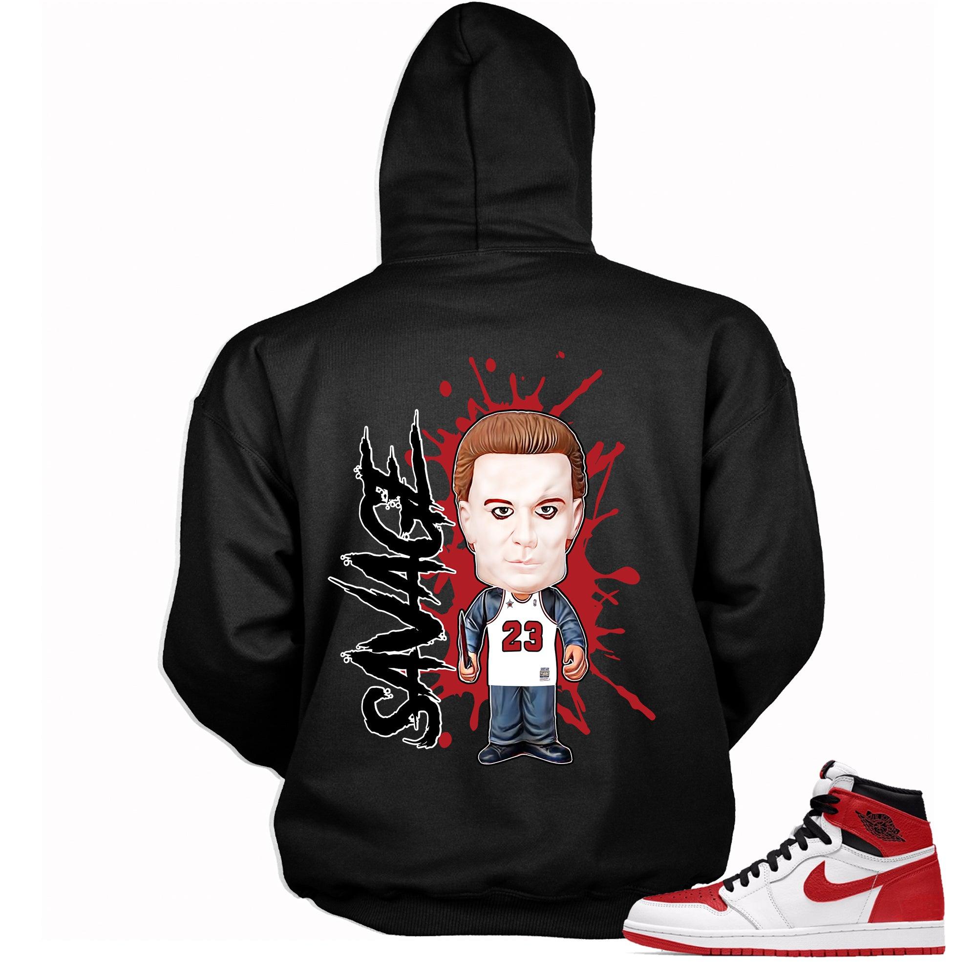 1s High Heritage Hoodie Savage - Sneaker Shirts Outlet