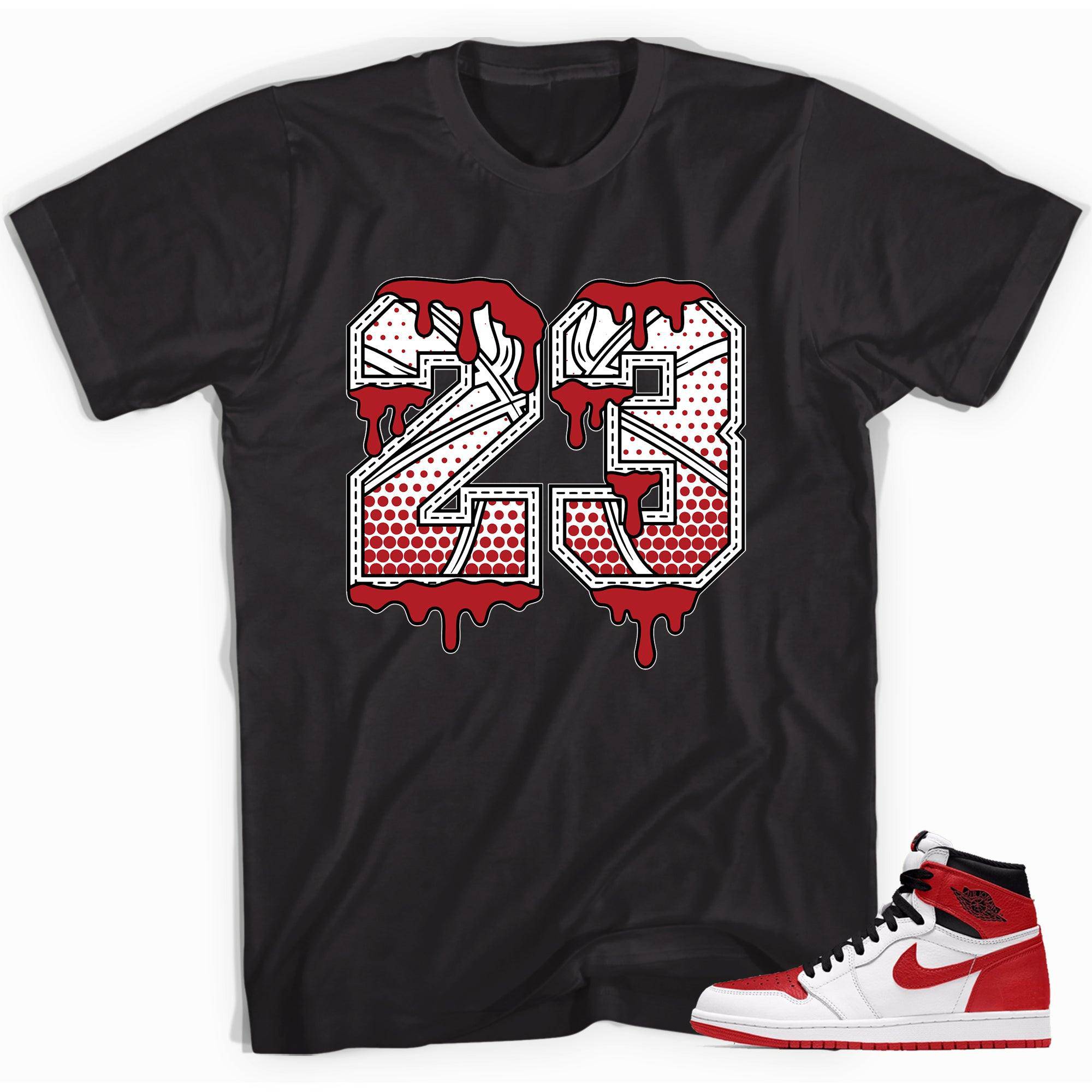 1s High Heritage Shirt 23 Drip - Sneaker Shirts Outlet