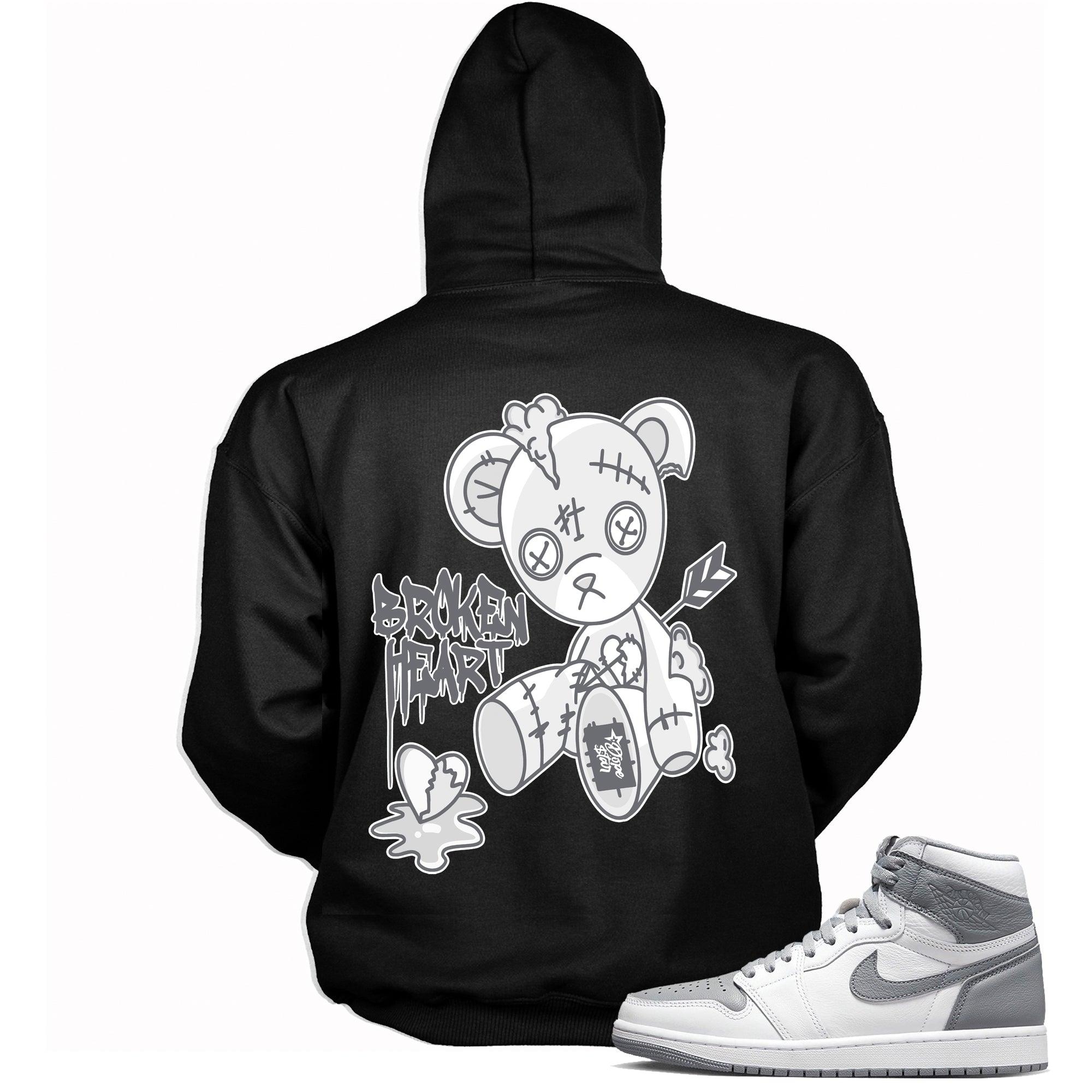 High Stealth 1s DopeStar Hoodie Broken Heart Bear - Sneaker Shirts Outlet