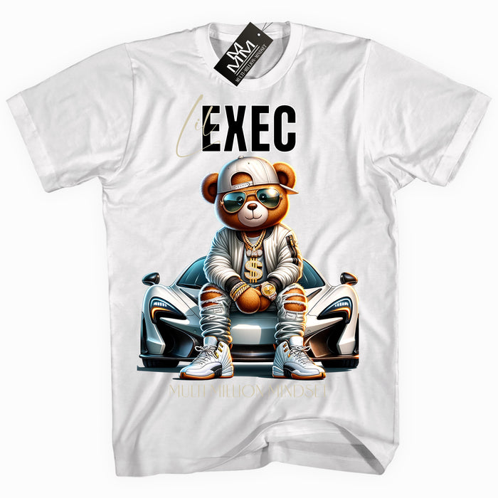 Mind Blowin lil EXEC®  Built On Gratitude Graphic White Tee By Multi Million Mindset®