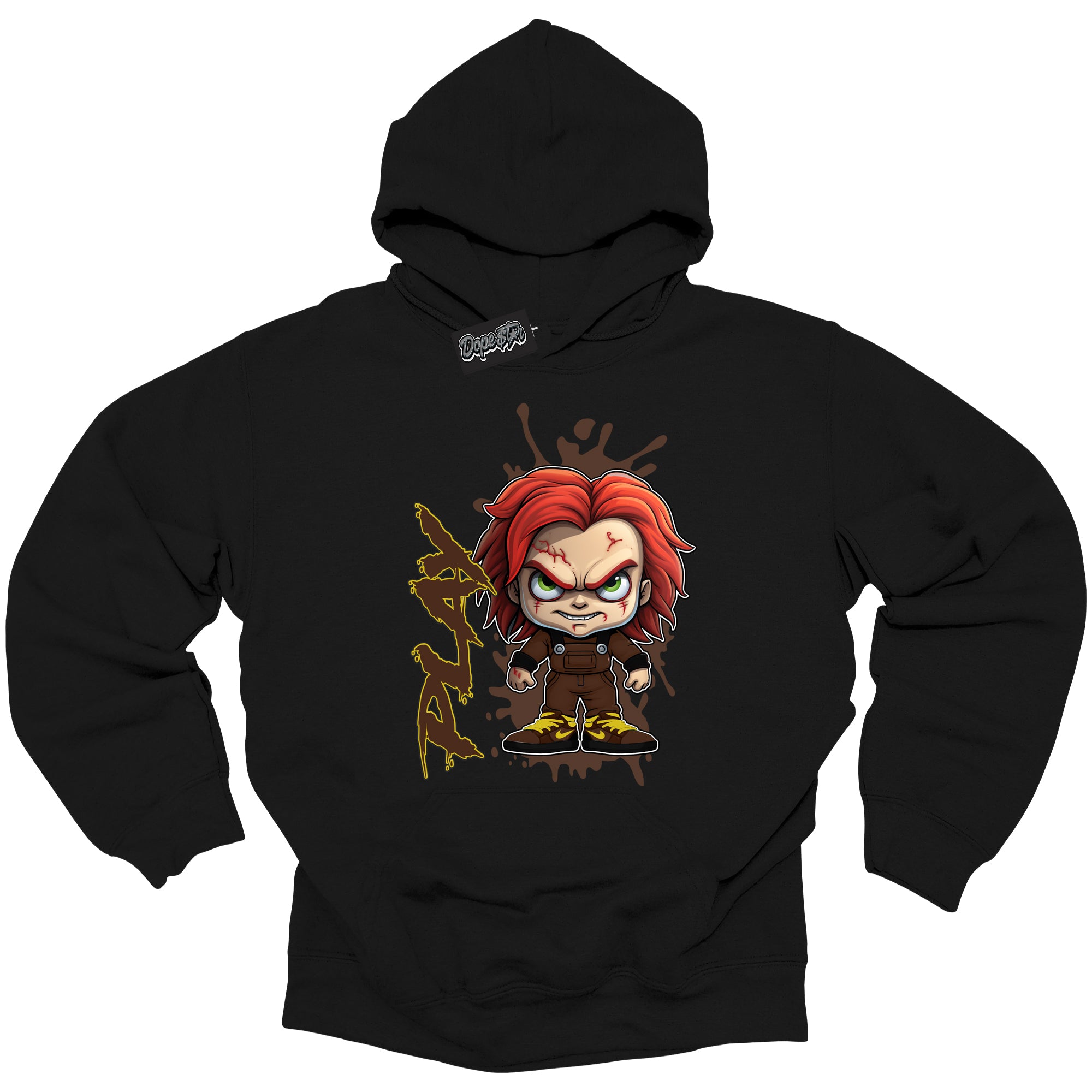 Cool Black Graphic DopeStar Hoodie with “ Play “ print, that perfectly matches Palomino 1s sneakers