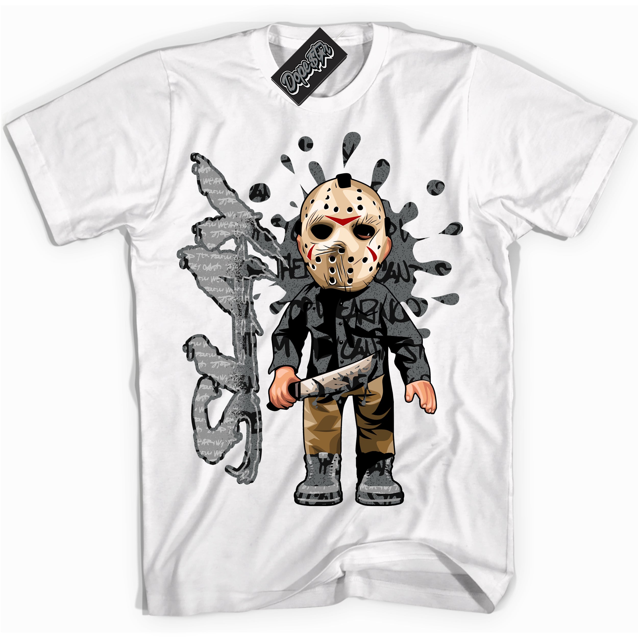 Cool White Shirt with “ Slay ” design that perfectly matches Rebellionaire 1s Sneakers.