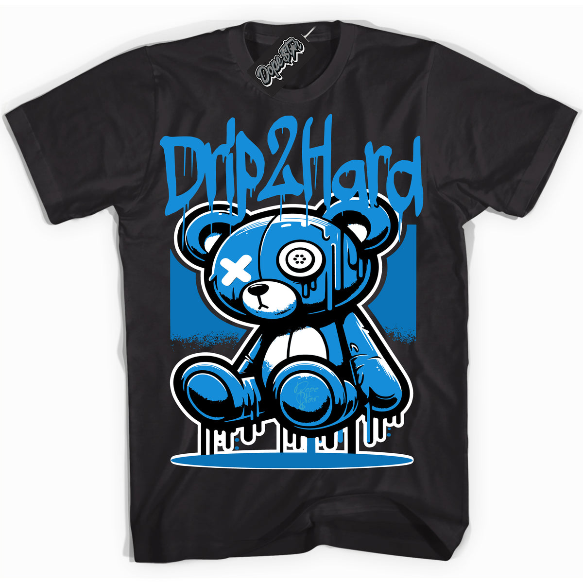 Powder Blue 9s DopeStar Shirt Drip 2 Hard Graphic - Sneaker Shirts Outlet