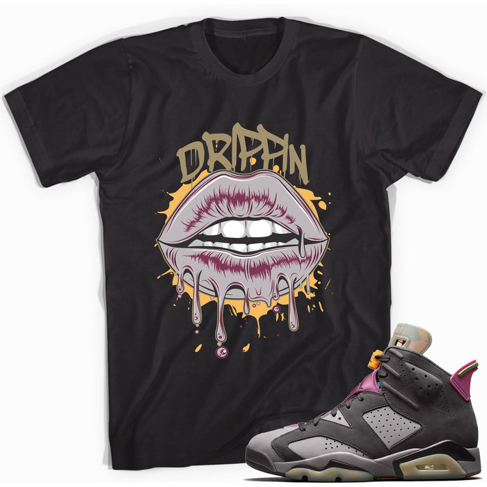 6s Bordeaux Shirt Drippin Lips