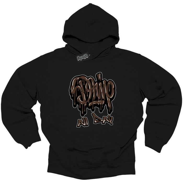 Cool Black Graphic DopeStar Hoodie with “ Drip All Day “ print, that perfectly matches Palomino 1s sneakers