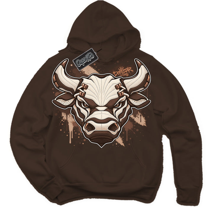 Bull Fireside 12s hoodie in Dark Chocolate by Dope Star Brand