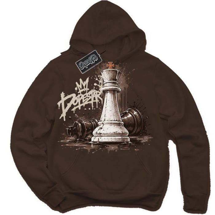 Checkmate Fireside 12s hoodie in Dark Chocolate by Dope Star Brand
