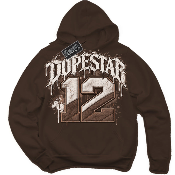 Dopestar 12 Fireside 12s hoodie in Dark Chocolate by Dope Star Brand