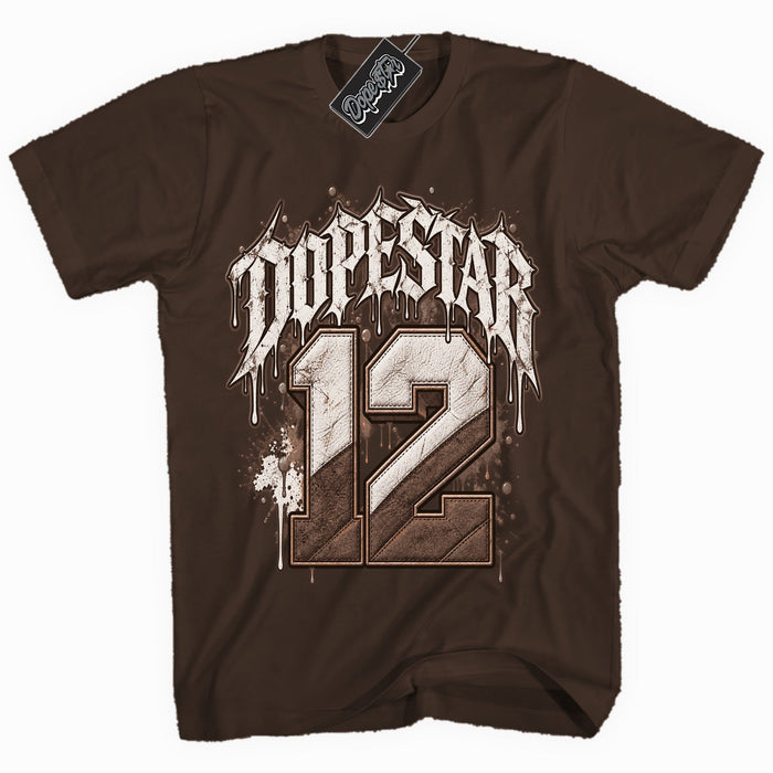Dopestar 12 Fireside 12s shirt in Dark Chocolate by Dope Star Brand