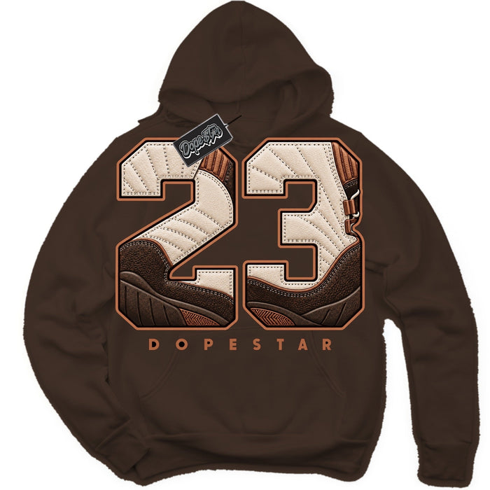 23 Fireside 12s hoodie in Dark Chocolate by Dope Star Brand