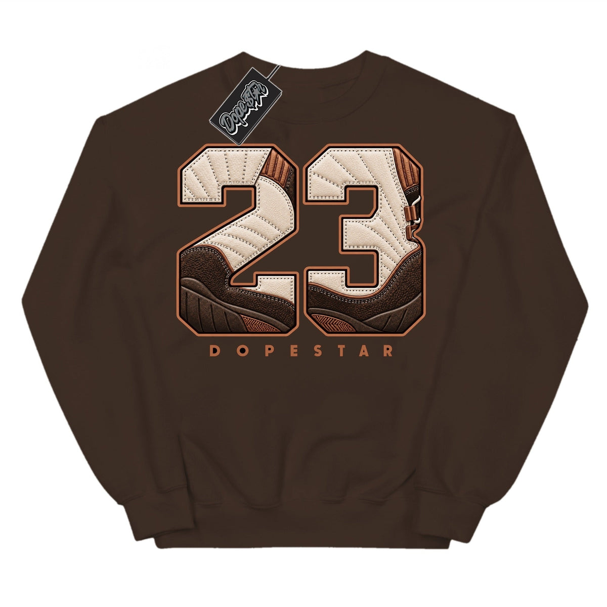 23 Fireside 12s sweatshirt in Dark Chocolate by Dope Star Brand