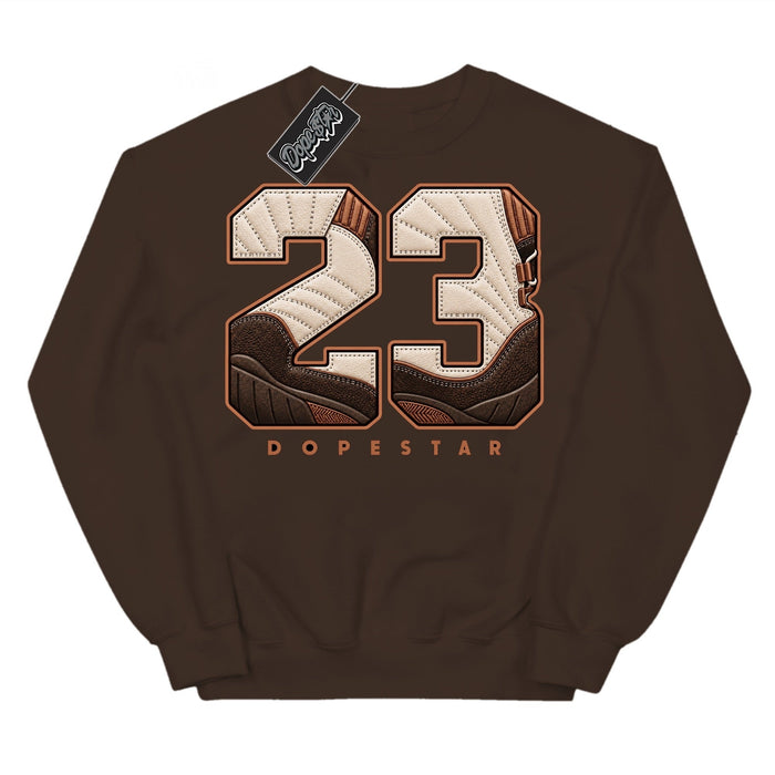 23 Fireside 12s sweatshirt in Dark Chocolate by Dope Star Brand