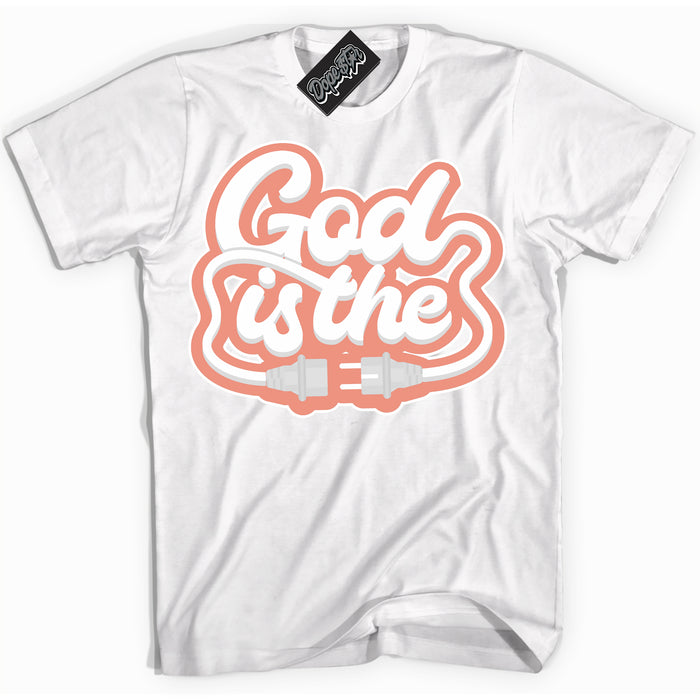 Dunk Low Light Wild Mango 'God Is The' Shirt – White Streetwear T-Shirt | Sneaker Matching Tee for Dunk Low Light Wild Mango | Urban Fashion for God Is The | Men's & Women's Streetwear Outfit by Sneaker Shirts Outlet.