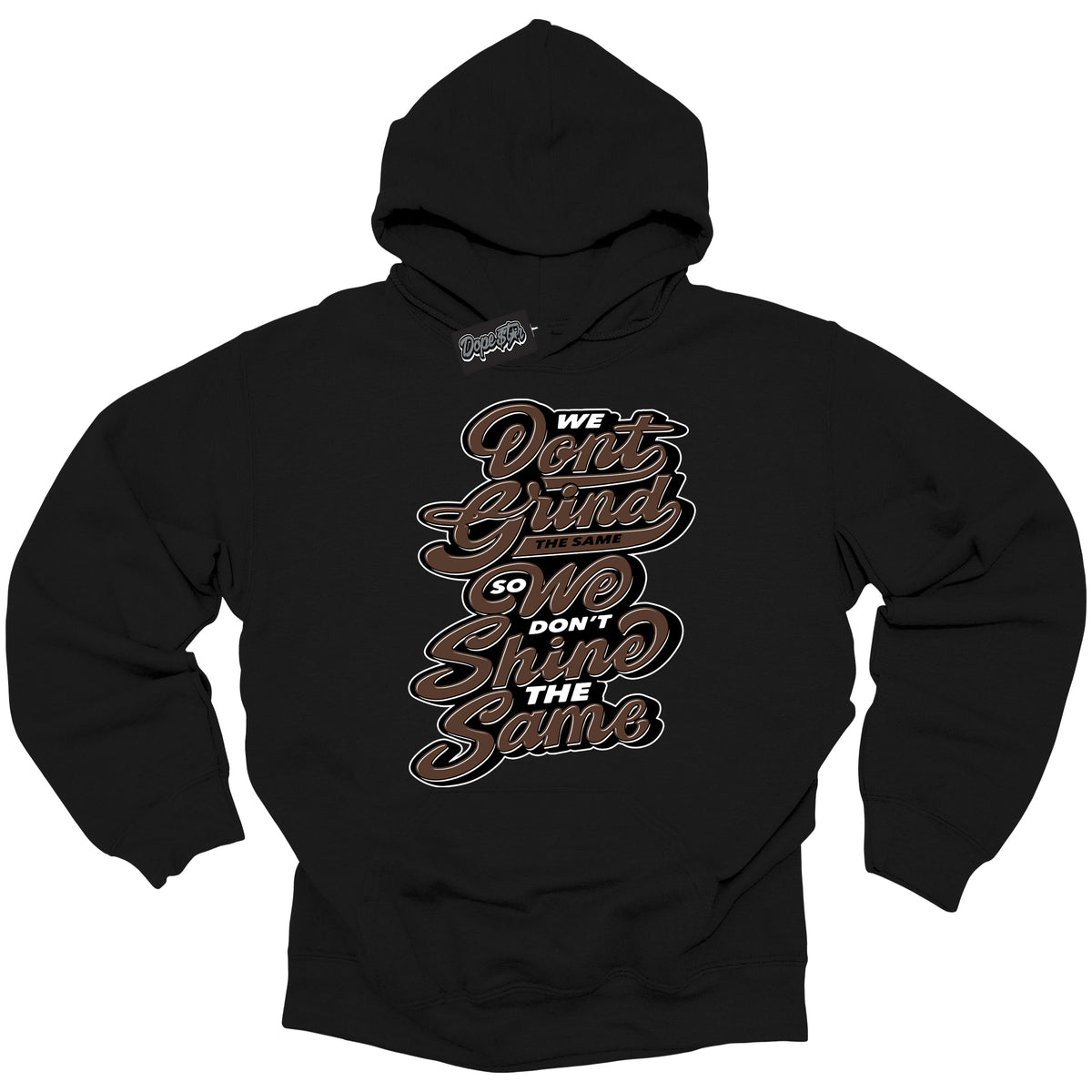 Cool Black Graphic DopeStar Hoodie with “ Grind Shine “ print, that perfectly matches Palomino 1s sneakers