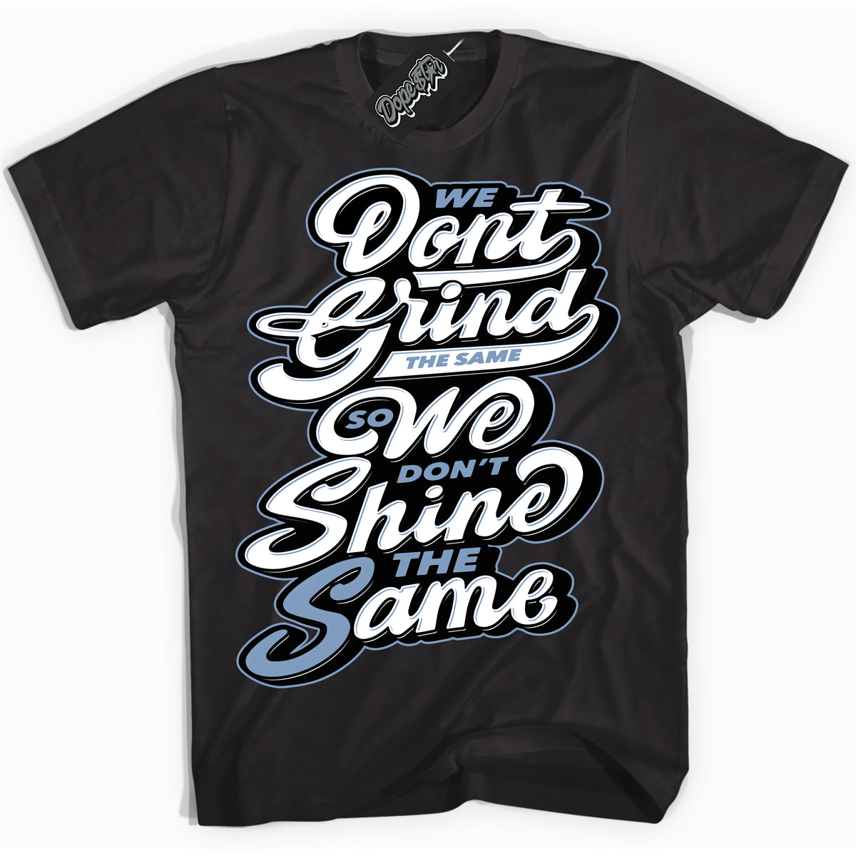 Cool Black Shirt with “ Grind Shine” design that perfectly matches Reverse Oreo 6s Sneakers.