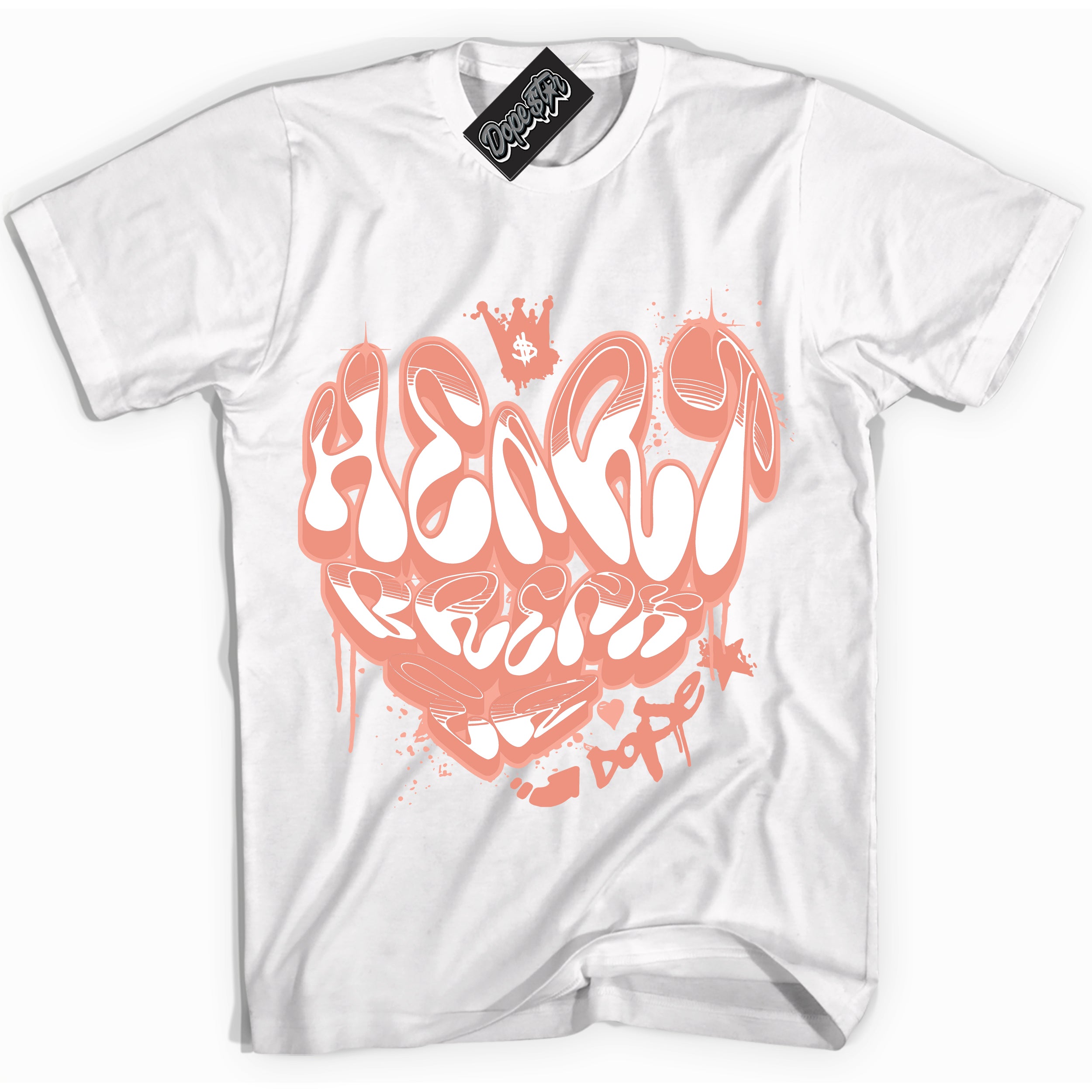 Dunk Low Light Wild Mango 'Heartbreaker Graffiti' Shirt – White Streetwear T-Shirt | Sneaker Matching Tee for Dunk Low Light Wild Mango | Urban Fashion for Heartbreaker Graffiti | Men's & Women's Streetwear Outfit by Sneaker Shirts Outlet.