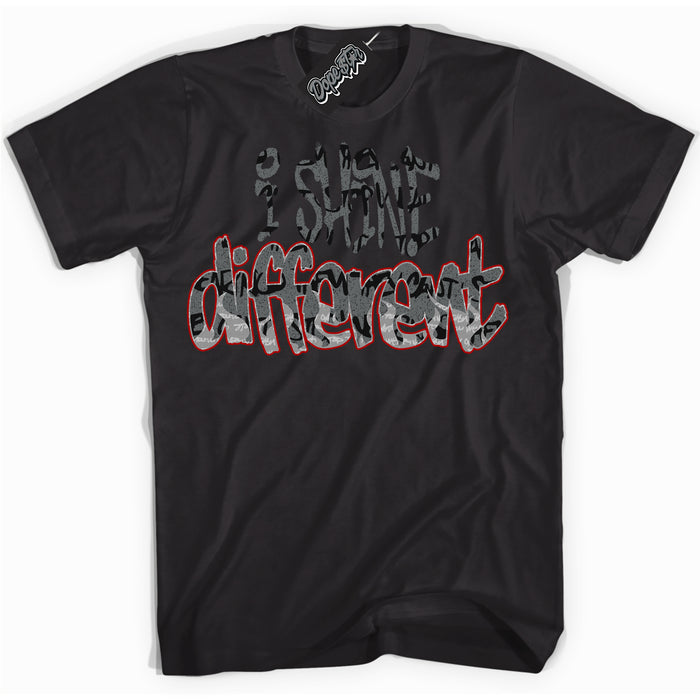 Cool Black Shirt with “ I Shine Different ” design that perfectly matches Rebellionaire 1s Sneakers.