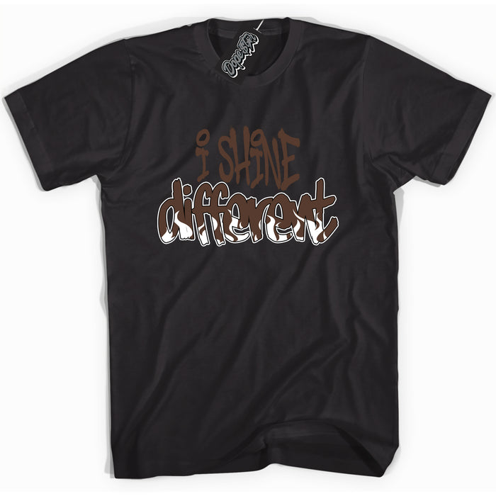 Cool Black graphic tee with “ I Shine Different ” design, that perfectly matches Palomino 1s sneakers 
