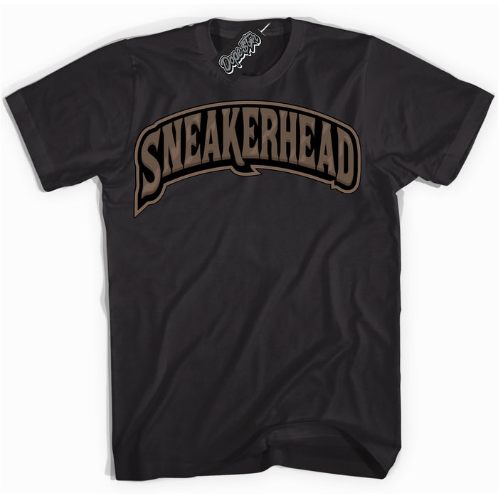 Cool Black Shirt with “Sneakerhead” design that perfectly matches the Jumpman Jack TR Travis Scott Dark Mocha Sneakers.