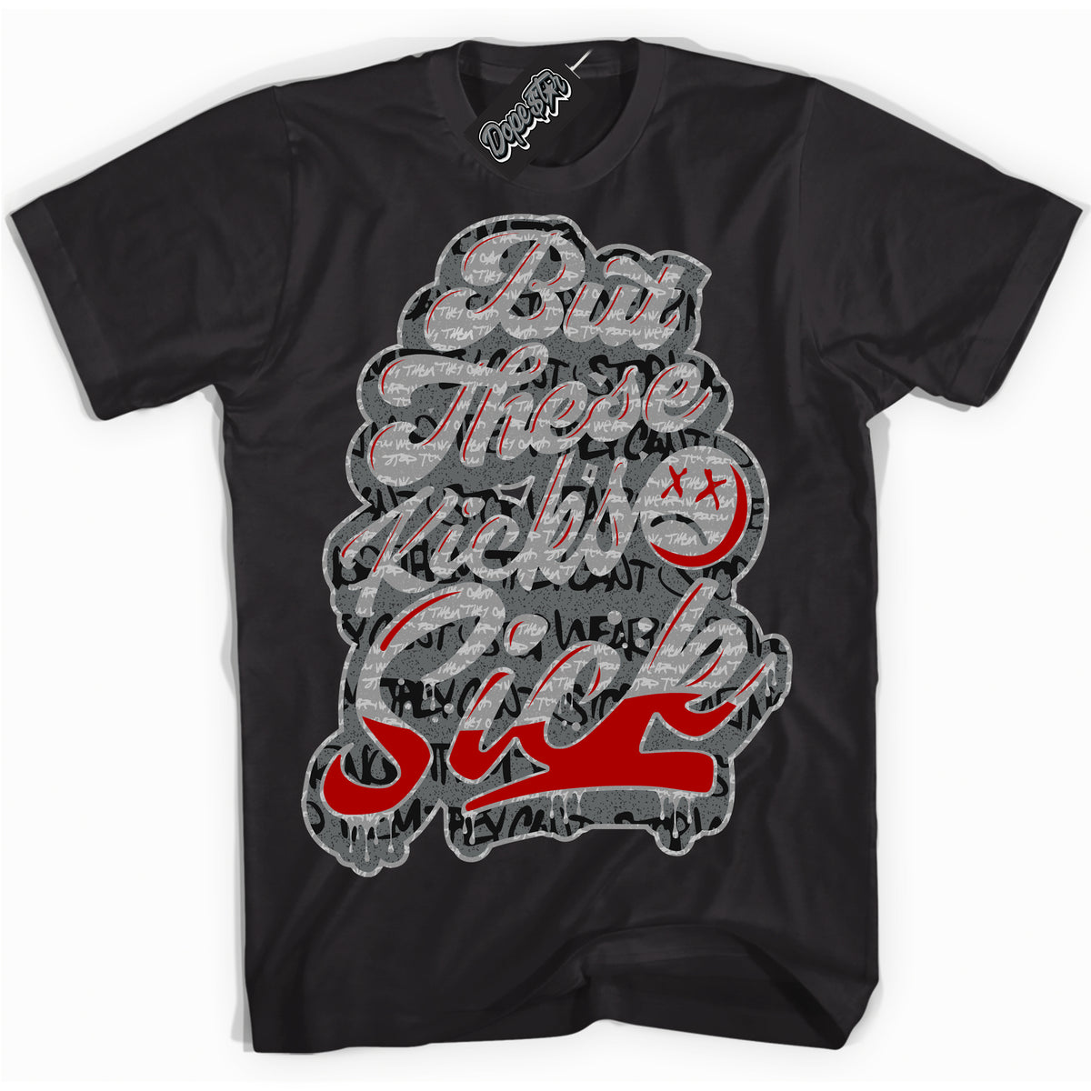 Cool Black Shirt with “ Kick Sick ” design that perfectly matches Rebellionaire 1s Sneakers.