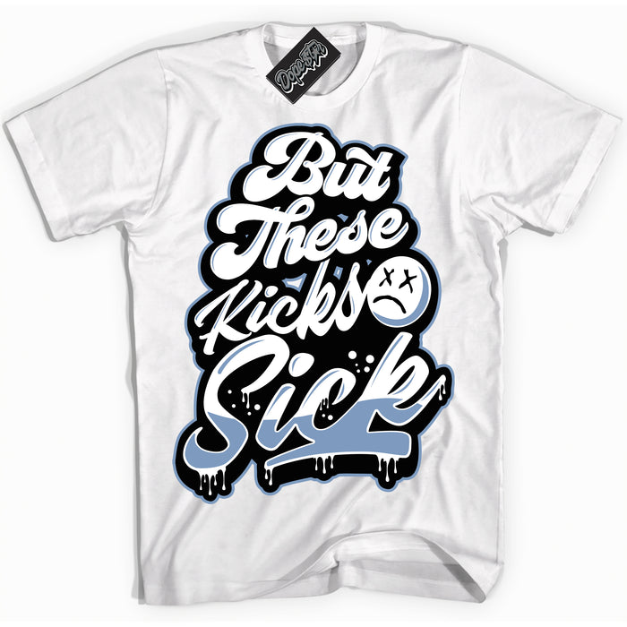Cool White Shirt with “ Kick Sick” design that perfectly matches Reverse Oreo 6s Sneakers.