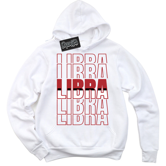 Cool White Hoodie With “ Libra “  Design That Perfectly Matches Lost And Found 1s Sneakers.