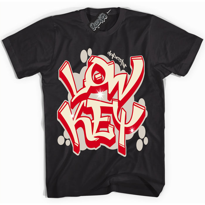 Black “Low Key” T-shirt by Dope Star Brand®, styled to match Phantom 1s sneakers