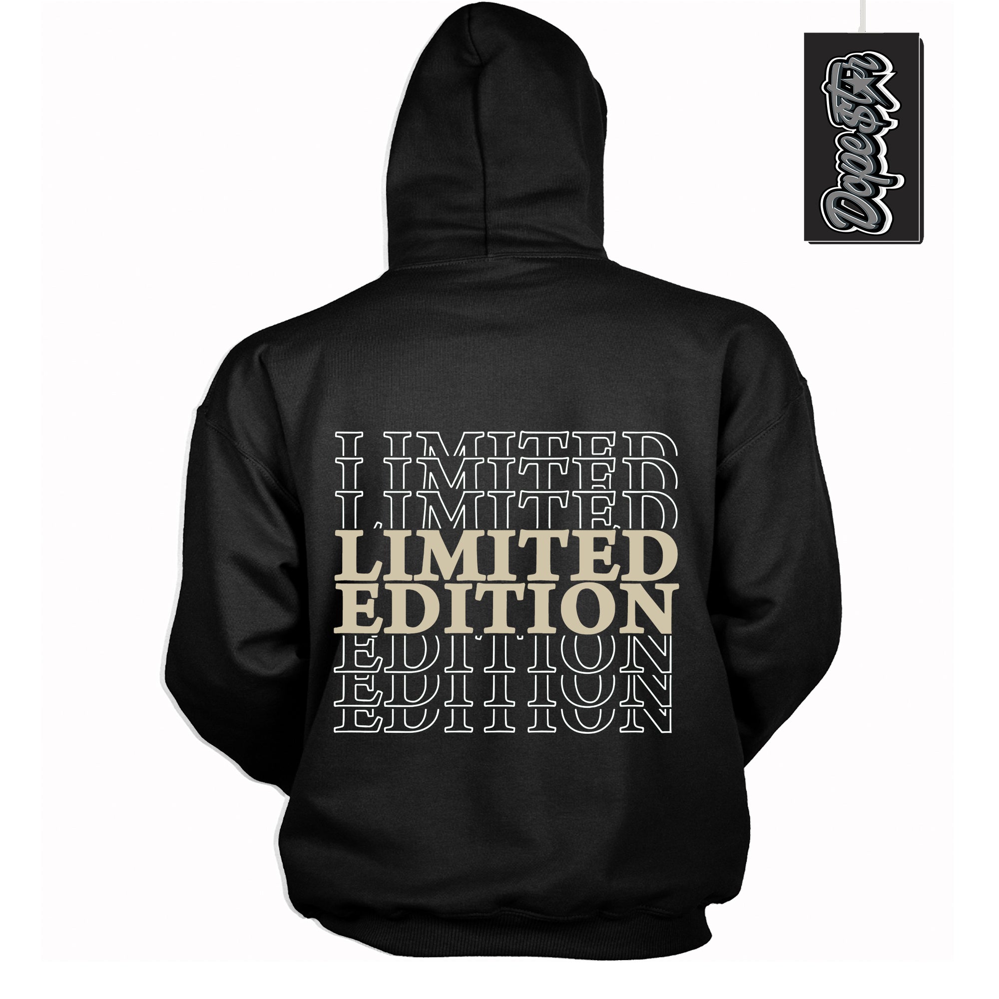 Cool Black Hoodie with “ Limited Edition ”  design that Perfectly Matches  Gratitude 11s Sneakers.
