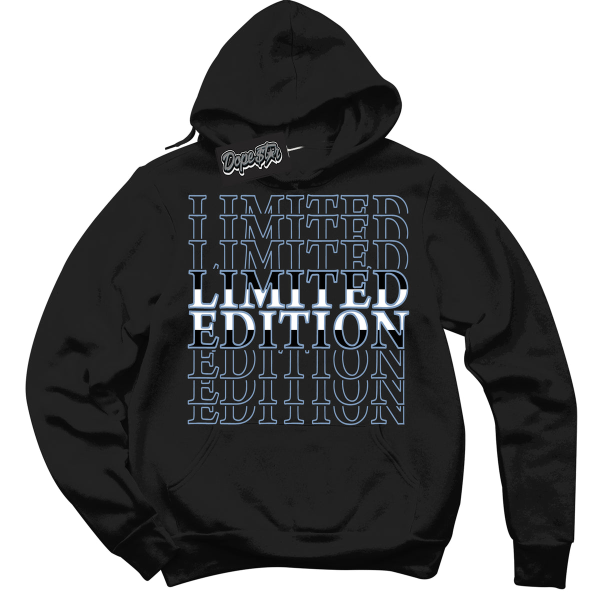 Cool Black Hoodie with “ Limited Edition ”  design that Perfectly Matches Reverse Oreo 6s Sneakers.
