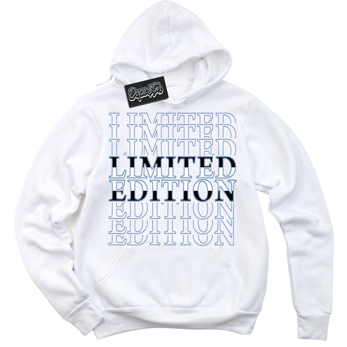 Cool White Hoodie with “ Limited Edition ”  design that Perfectly Matches Reverse Oreo 6s Sneakers.