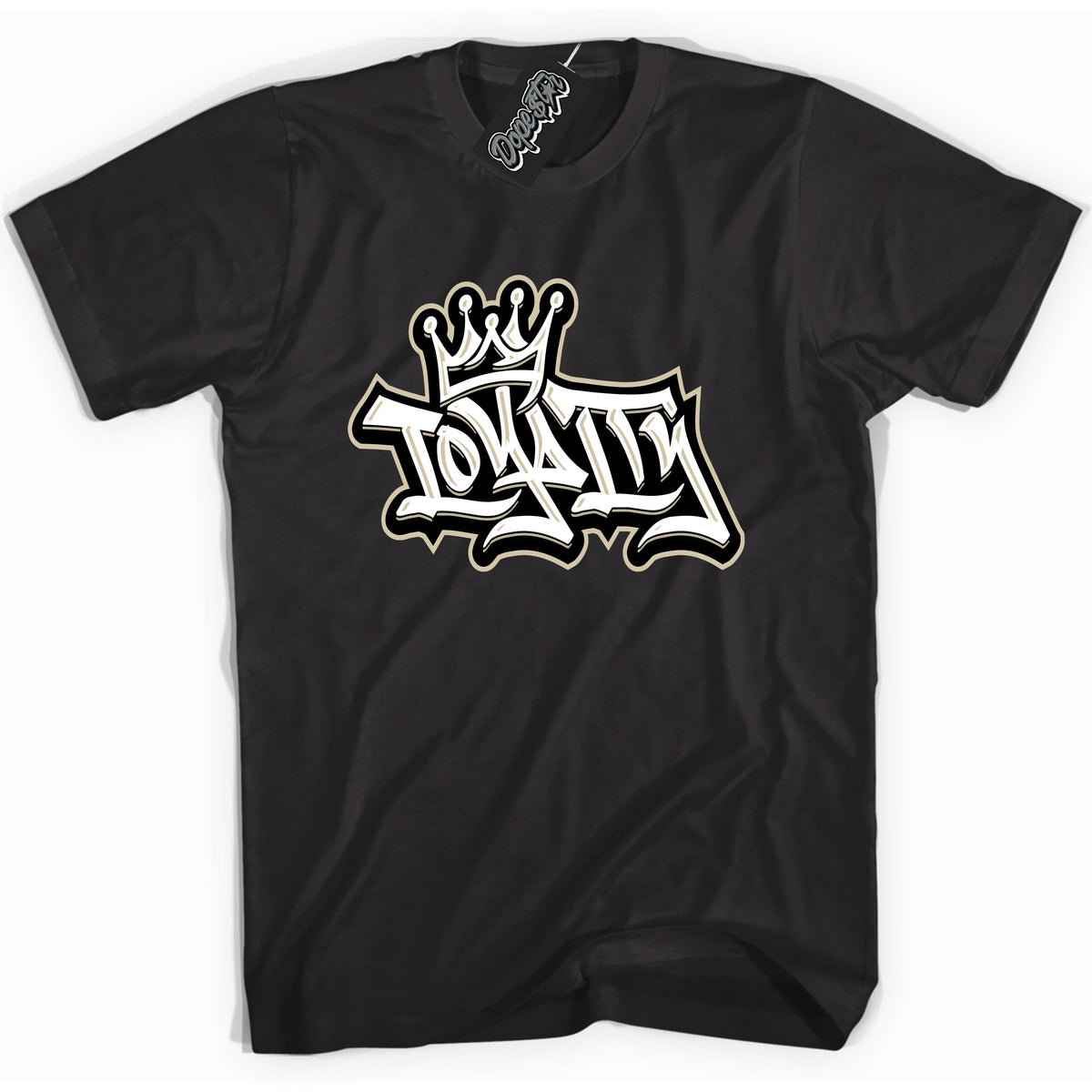 Cool Black Shirt with “ Loyalty Crown” design that perfectly matches Gratitude 11s Sneakers.