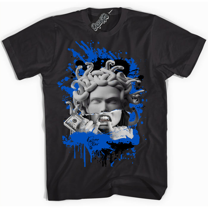Dunk Low Astronomy Blue 'Medusa' Shirt – Black Streetwear T-Shirt | Sneaker Matching Tee for Dunk Low Astronomy Blue | Men's & Women's Streetwear Outfit by Sneaker Shirts Outlet.
