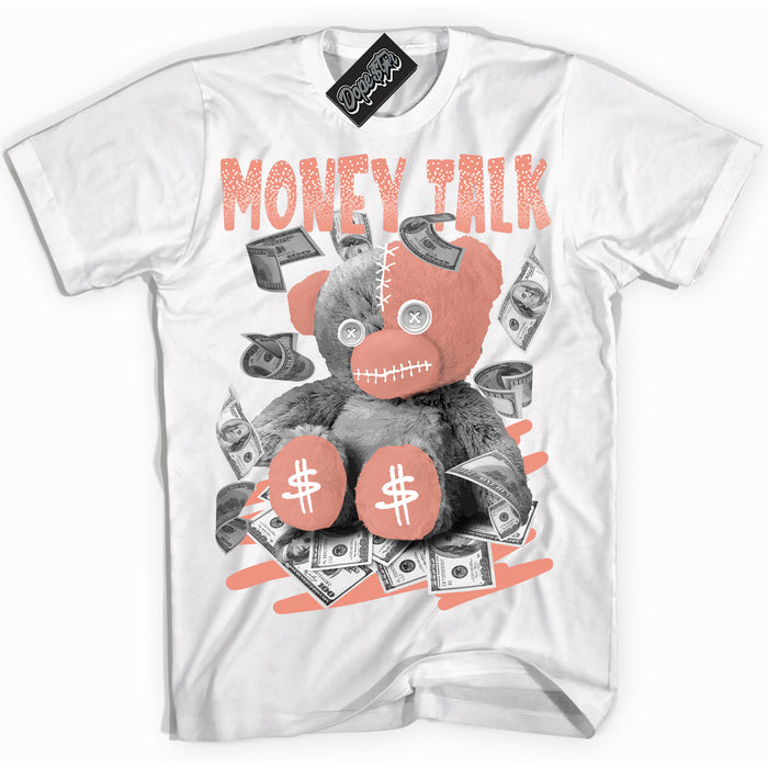 Dunk Low Light Wild Mango 'Money Talk Bear' Shirt – White Streetwear T-Shirt | Sneaker Matching Tee for Dunk Low Light Wild Mango | Urban Fashion for Money Talk Bear | Men's & Women's Streetwear Outfit by Sneaker Shirts Outlet.