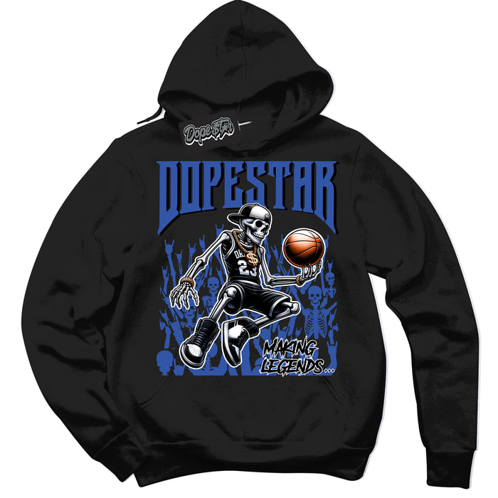 Dunk Low Astronomy Blue 'Making Legends' Hoodie – Black Streetwear Sweatshirt | Sneaker Matching Hoodie for Dunk Low Astronomy Blue | Men's & Women's Streetwear Outfit by Sneaker Shirts Outlet.
