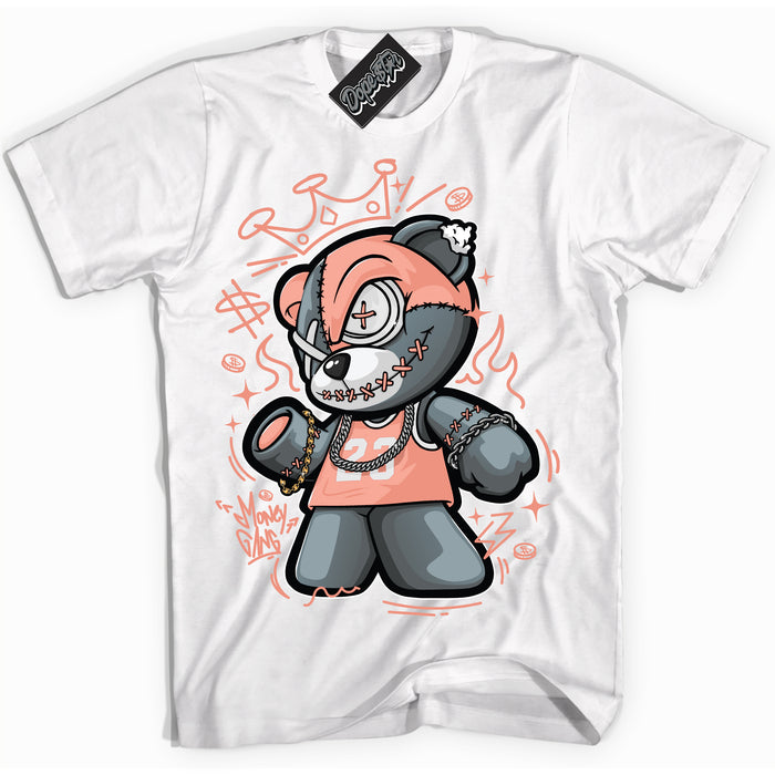 Dunk Low Light Wild Mango 'Money Gang Bear' Shirt – White Streetwear T-Shirt | Sneaker Matching Tee for Dunk Low Light Wild Mango | Urban Fashion for Money Gang Bear | Men's & Women's Streetwear Outfit by Sneaker Shirts Outlet.