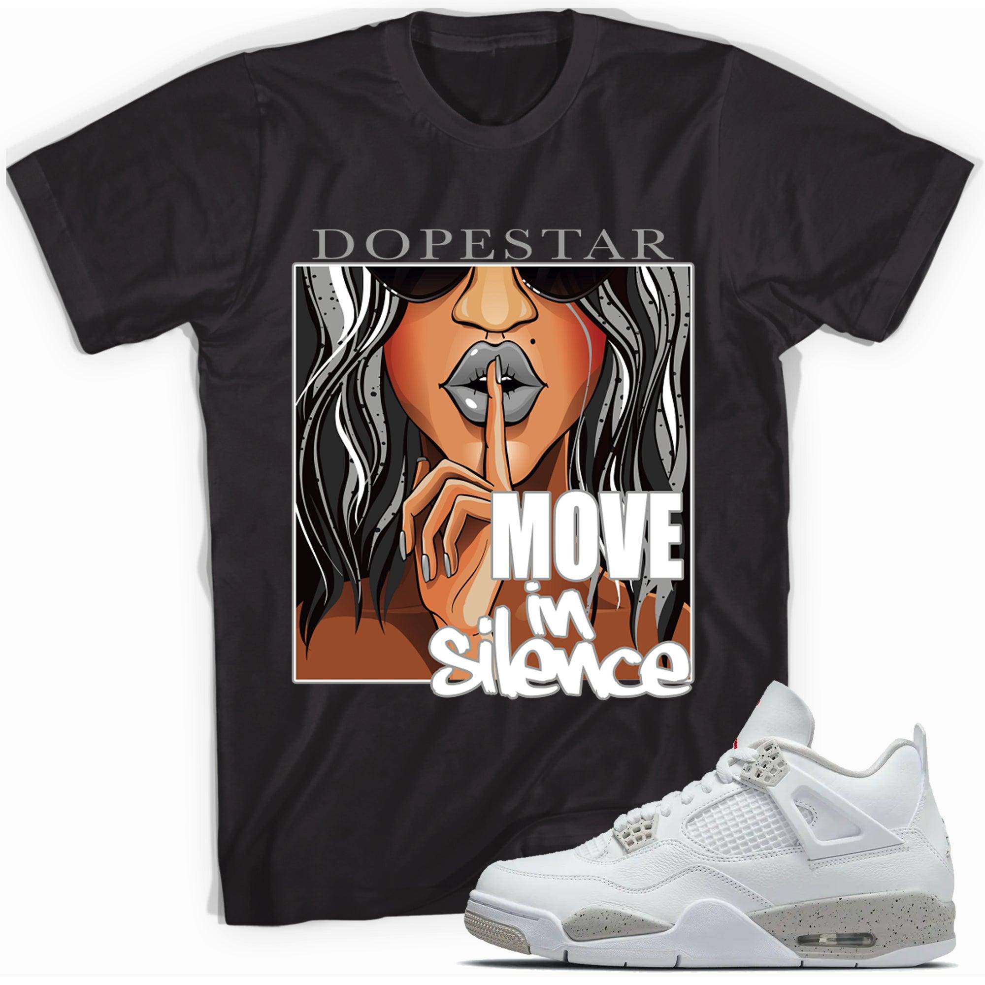 4 White Oreo 2021 Shirt Move In Silence