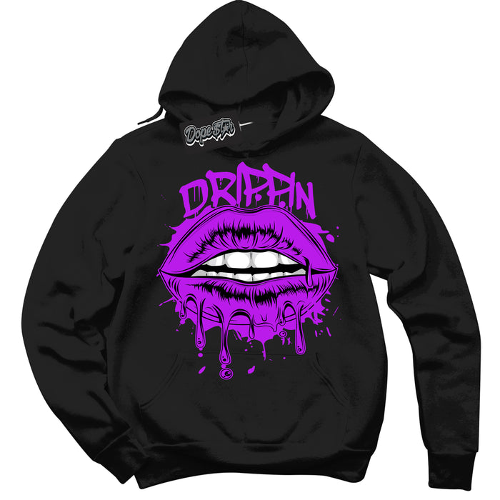 Cool Black Hoodie with “ Drippin ”  design that Perfectly Matches RTKT Genesis Dunk Sneakers.