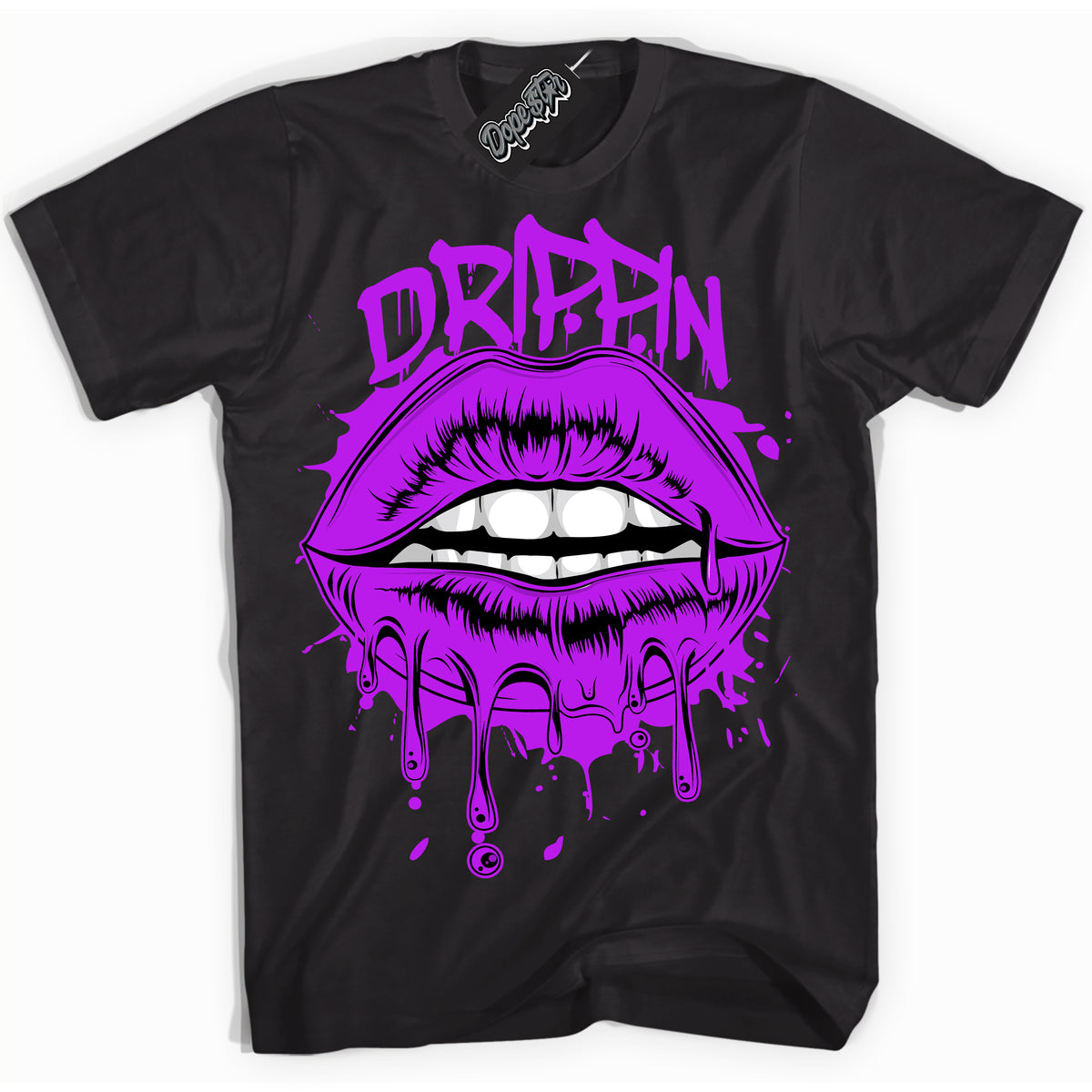 Cool Black Shirt with “ Drippin” design that perfectly matches RTKT Genesis Dunk Sneakers.