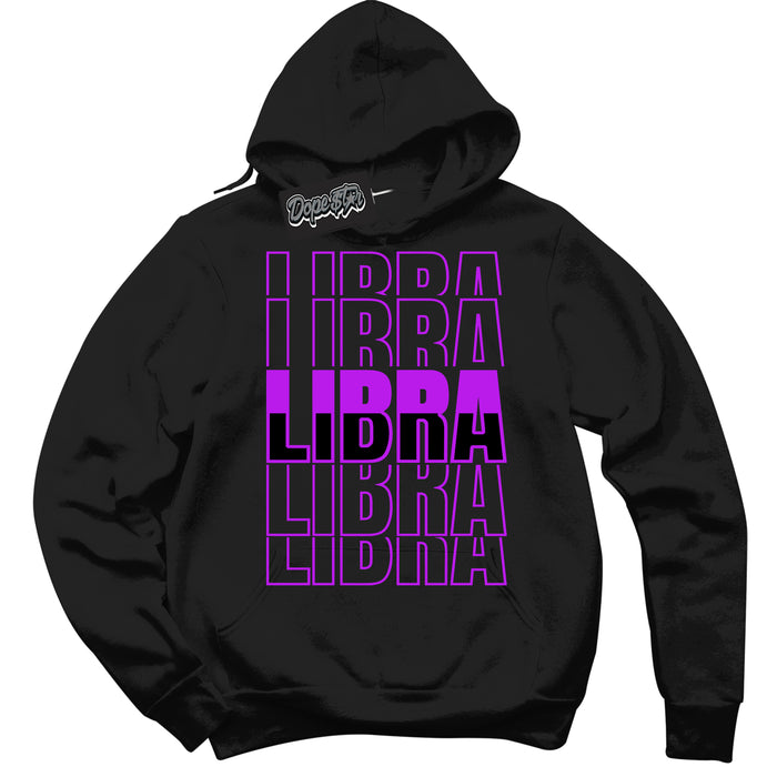 Cool Black Hoodie with “ Libra ”  design that Perfectly Matches RTKT Genesis Dunk Sneakers.