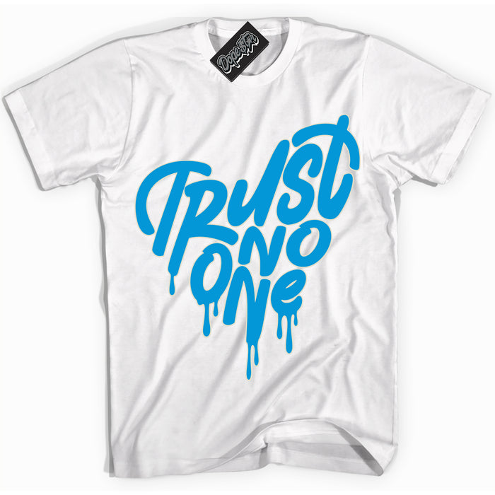 Dunk High Next Nature Light Khaki Star Blue 'Trust No One Heart' Shirt – White Streetwear T-Shirt | Sneaker Matching Tee for Dunk High Next Nature Light Khaki Star Blue | Urban Fashion for Trust No One Heart | Men's & Women's Streetwear Outfit by Sneaker Shirts Outlet.
