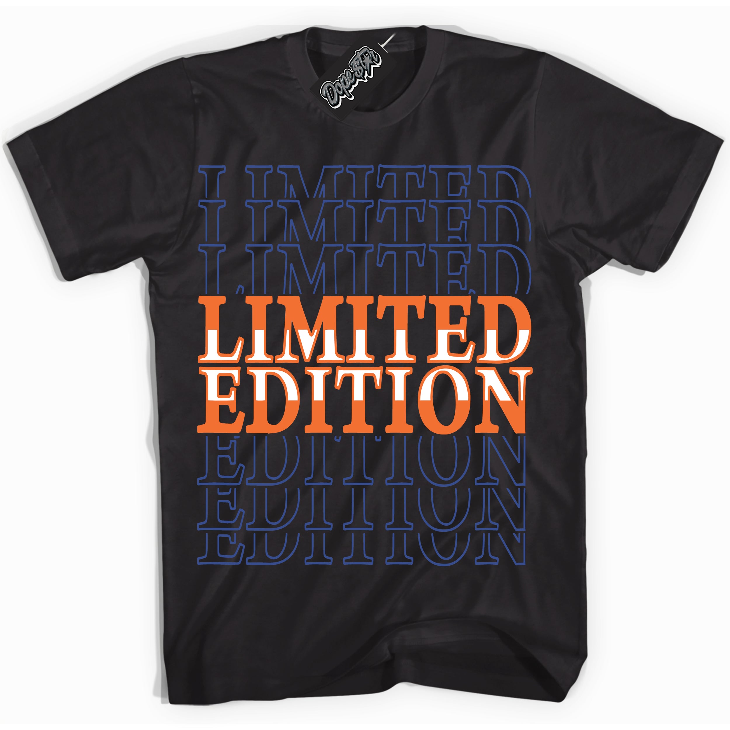 Cool Black Shirt with “ Limited Edition ” design that perfectly matches Low Knicks.